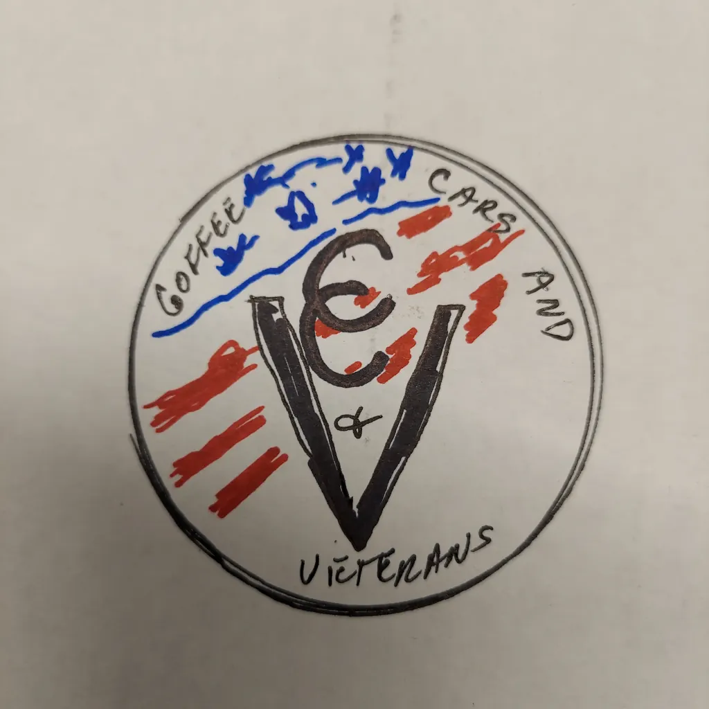 A customer's rough hand-drawn sketch of their coin idea on paper