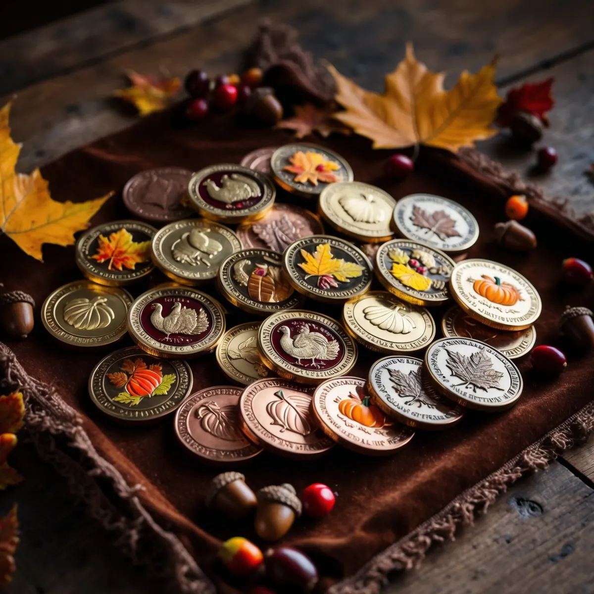 Thanksgiving Challenge Coins: Gift Ideas for Teams, Customers and Families