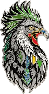 Air Force Squadron Bird-Shaped Coin – back