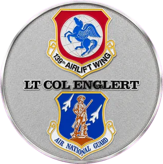 Air National Guard Airlift Wing Coin – back