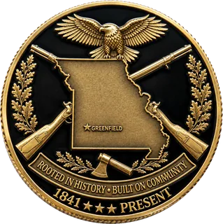 County Sheriff Coin – back