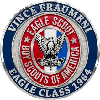Eagle Scout Class Coin – front