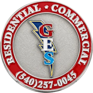 Electrical Contractor Coin (Red) – front
