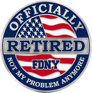 FDNY Retirement Coin – front