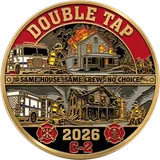 Fire Department Captain Coin