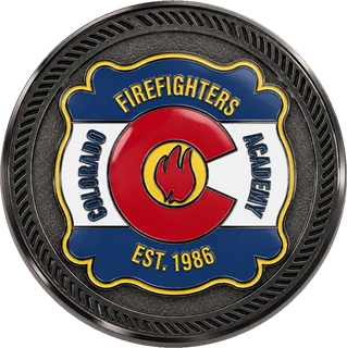 Oblique Cut on a custom challenge coin