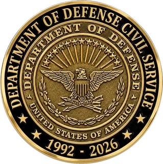 Marine Corps & Civil Service Retirement Coin – back