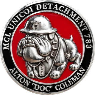Marine Corps Corpsman Detachment Coin – front