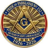 Masonic Lodge Centennial Coin