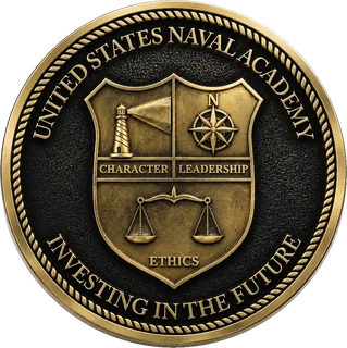 Naval Academy Class Legacy Coin – back