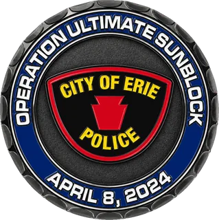 Spur Cut on a custom challenge coin