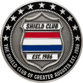 Shield Club Coin – back