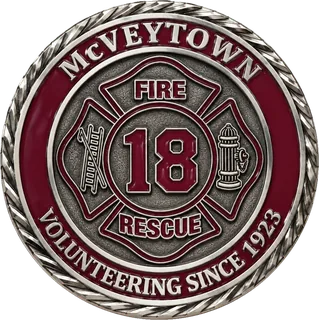 Volunteer Fire Company Coin – front