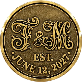 Woodturning Craftsman Coin – back