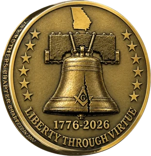 Engraved Edge on a custom challenge coin